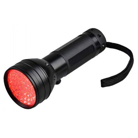 Portable Special Red Light Flashlight Signal Lamp Black
