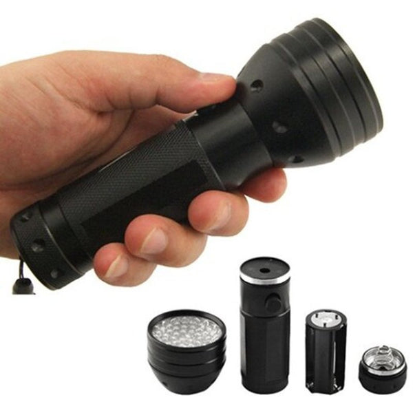 Special Red Light Flashlight Signal Lamp Black Flashlights