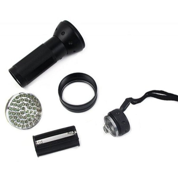 Special Red Light Flashlight Signal Lamp Black Flashlights