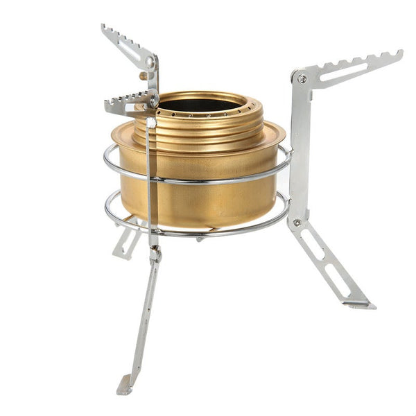 Stainless Steel Outdoor Camping Alcohol Stove Stand Cooking Rack Camping Stoves