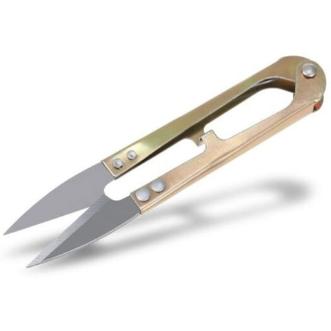 Portable Stainless Steel Fishing Sewing Scissors Wire Cutter Golden