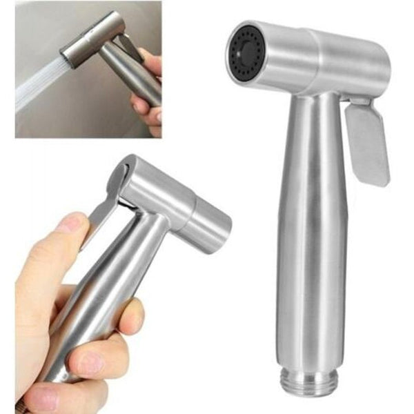 Stainless Steel Garden Kitchen Toilet Flush Bidet Silver Bidets