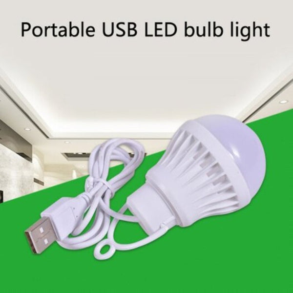 Usb Led Energy Saving Lamp Emergency Light Ball Bulbs For Outdoor 3W Light Bulbs