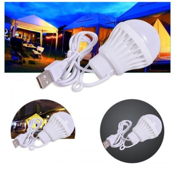 Usb Led Energy Saving Lamp Emergency Light Ball Bulbs For Outdoor 3W Light Bulbs