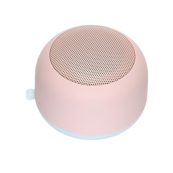 Portable Wireless Night Light Bt Speaker Pink