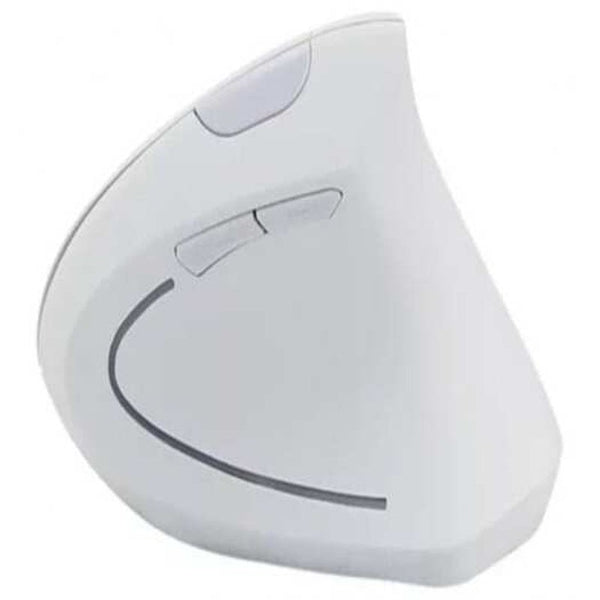 Wireless Vertical Mouse White Mice Trackballs & Touchpads