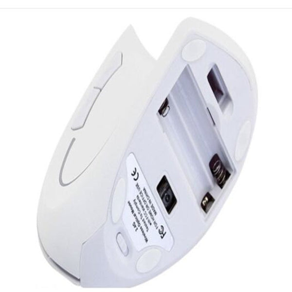 Wireless Vertical Mouse White Mice Trackballs & Touchpads