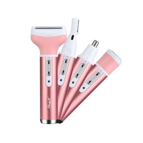 4In1 Multi Functional Lady Women Rechargeable Shaver Hair Removal Device Clippers & Trimmers
