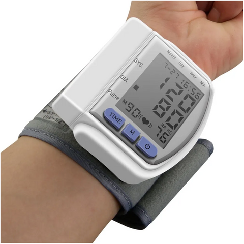 Portable Digital Automatic Wrist Upper Arm Health Care Blood Pressure Monitor