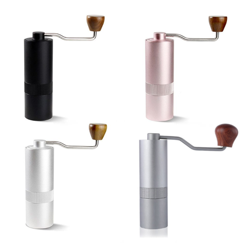 Manual Portable Stainless Steel Hand Cranked Coffee Bean Grinder