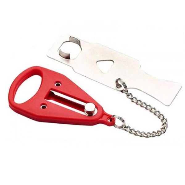 Red Hotel Door Lock Self Defense Stop Travel Locks Door Locks & Lock Mechanisms