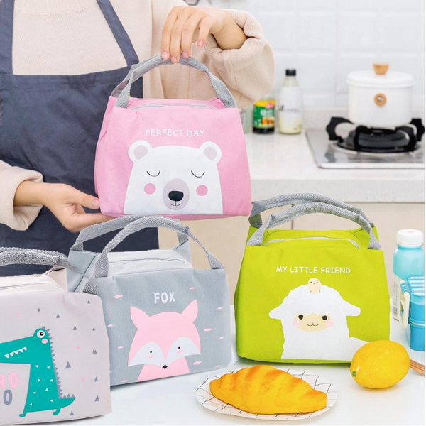 Insulated Thermal Lunch Box Carry Tote Picnic Case Storage Bag 21X17x15cm C06 (21X17x15cm) Lunchboxes