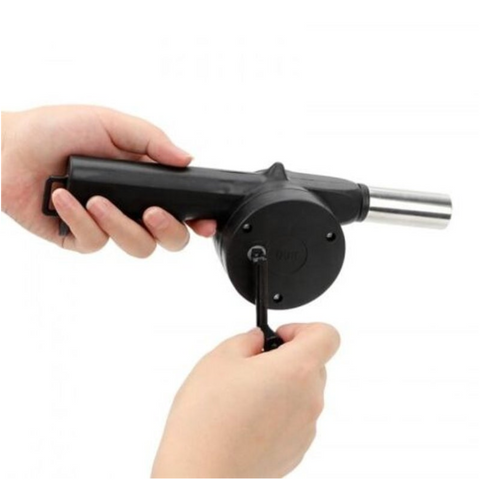Manual Air Blower Barbecue Tool Black Barbecue Tools
