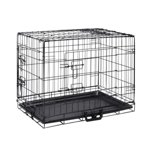 Small Animal Supplies Bargene 30" Portable Pet Dog Cage Collapsible Metal Crate Kennel