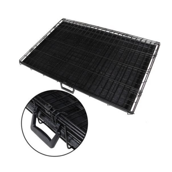 Small Animal Supplies Bargene 30" Portable Pet Dog Cage Collapsible Metal Crate Kennel