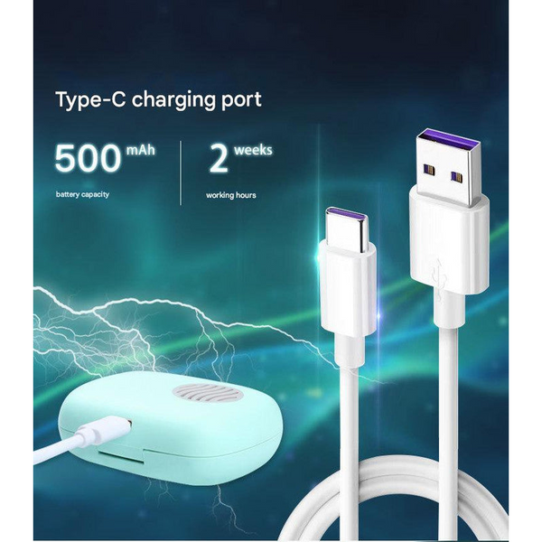 Uvc Toothbrush Sterilizer Case With Drying Fan Usb Rechargeable 5 Minute Fast Disinfection(White) Tumblers & Toothbrush Holders