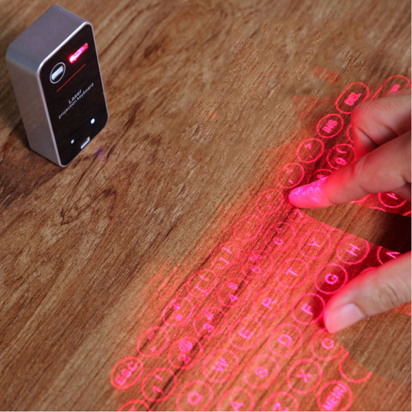 Virtual Laser Bluetooth Keyboard With Mouse Function For Tablet Computer Black Keyboards & Keypads