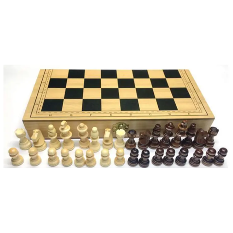 Portable Wooden Magnetic Foldable Chess Board Family Games