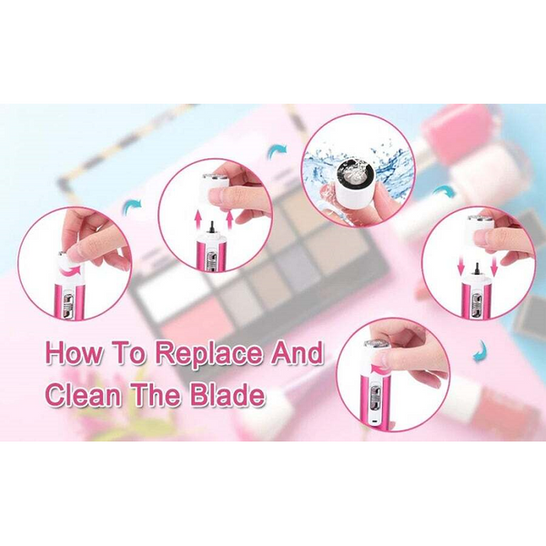 Electric Razor For Women Body Nose Hair Trimmer Face Shavers Eyebrow Clippers & Trimmers