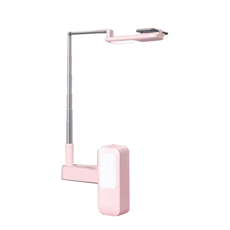 Foldable Selfie Mobile Phone Holder With Light Bluetooth Remote Control Mounts & Holders