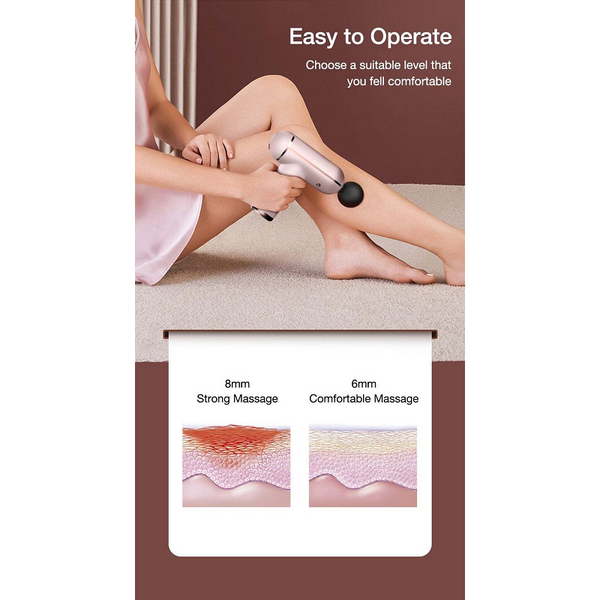 Massagers Portable Lcd Massage Gun Body Neck Back Electric Percussion Massager Deep Tissue