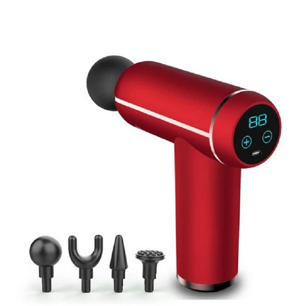 Massagers Portable Lcd Massage Gun Body Neck Back Electric Percussion Massager Deep Tissue
