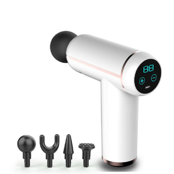 Massagers Portable Lcd Massage Gun Body Neck Back Electric Percussion Massager Deep Tissue