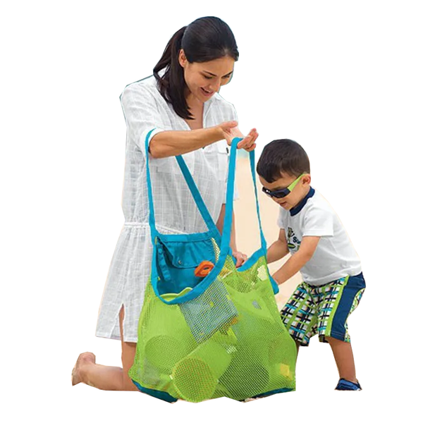 Portable Reusable Mesh Kids Swimming Beach Storage Bags Gym Bags