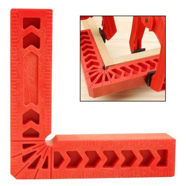Positioning Right Angle Clamp Woodworking Carpenter Tool Red 3 Inch