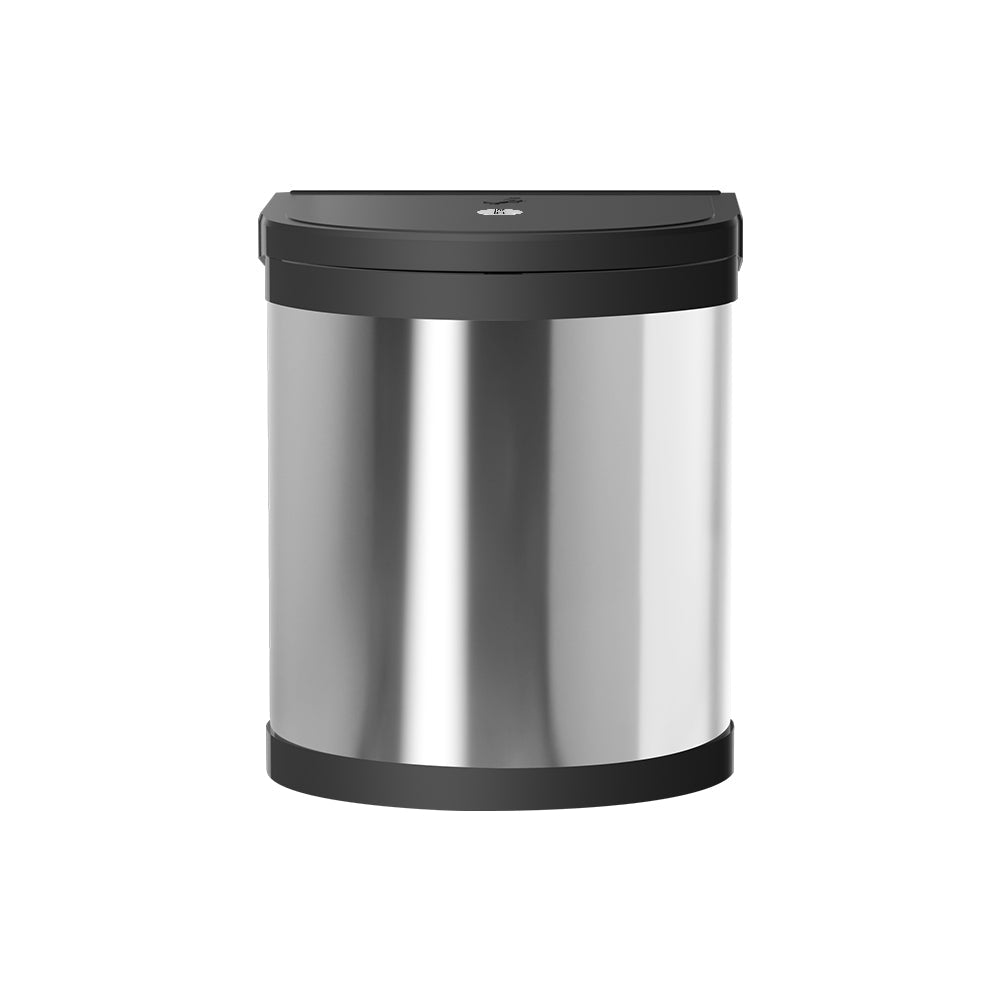 Cefito Kitchen Swing Out Pull Bin Stainless Steel Garbage Rubbish Can 12L Rubbish Bins