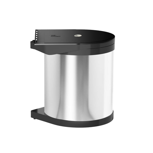 Cefito Kitchen Swing Out Pull Bin Stainless Steel Garbage Rubbish Can 12L