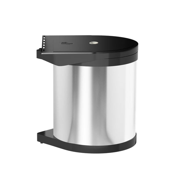 Cefito Kitchen Swing Out Pull Bin Stainless Steel Garbage Rubbish Can 12L Rubbish Bins