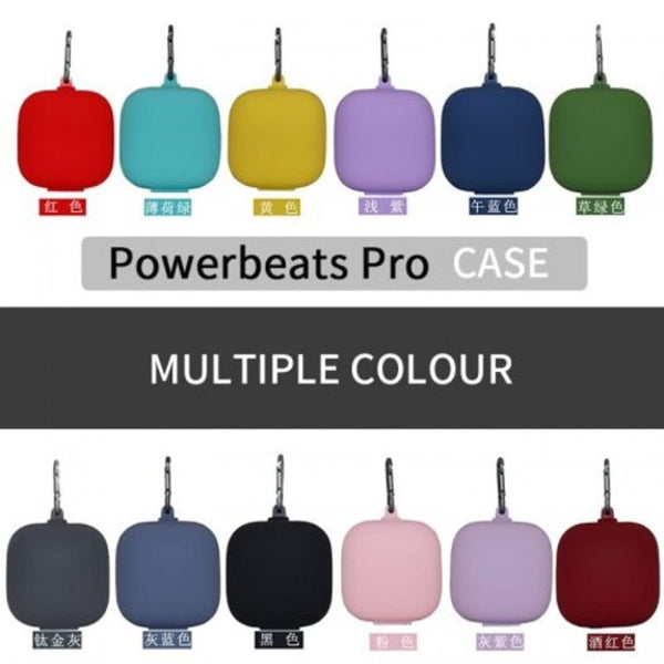 Powerbeats Pro Protective Cover Wireless Bluetooth Headset Bag Charging Box Silicone Case Deep Yellow Cases Covers & Skins