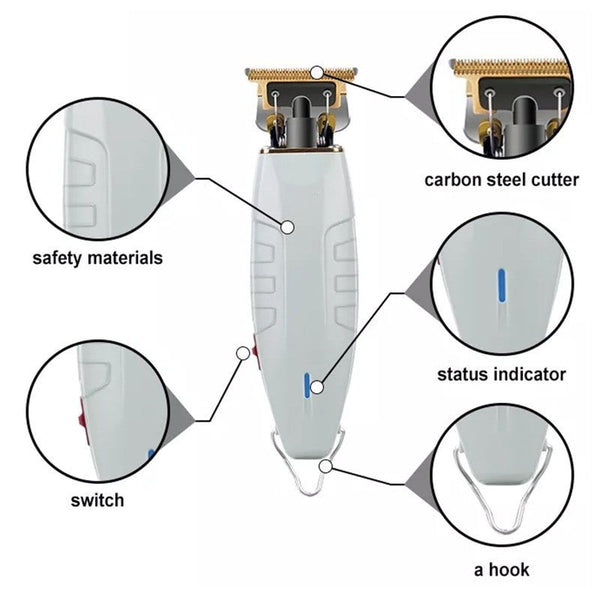 Powerful Electric Hair Trimmer Beard Grooming For Men Rechargeable Clipper Clippers & Trimmers