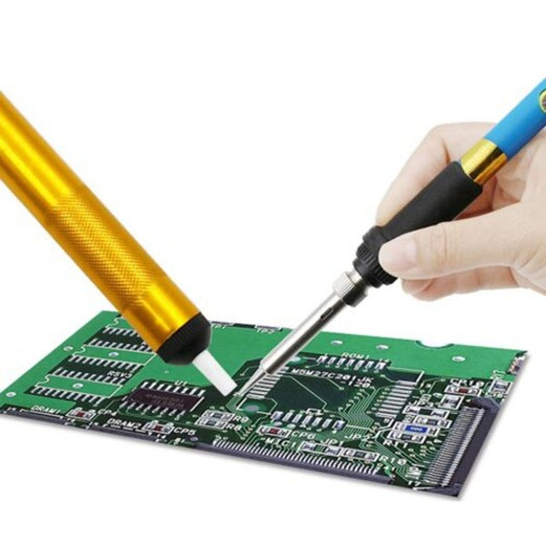 Powerful Manual Aluminum Alloy Desoldering Pump Gold Soldering Guns & Irons