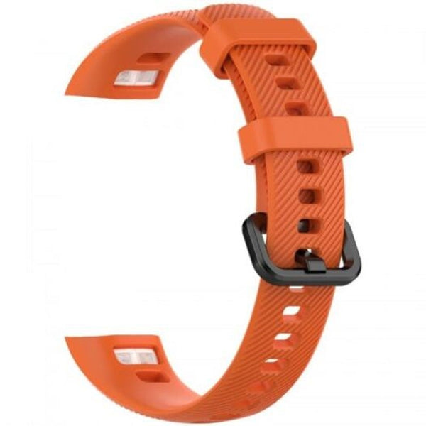 Practical Silicone Watch Strap For Huawei Honor Band 4 Orange