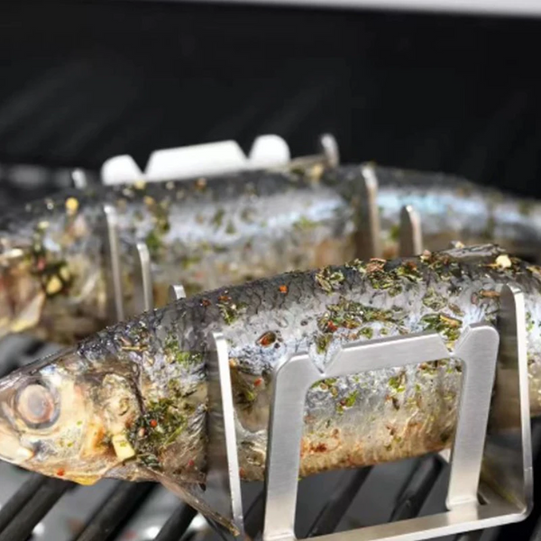 Barbecue Tools Practical Bbq Rib Rack Multi Grill Stainless Steel Roasting Tools