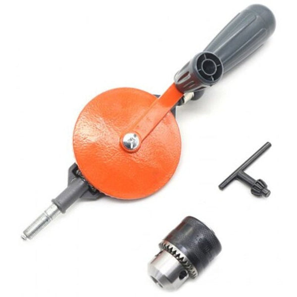 Precision Drill Chuck With Key Holder For Higher Clamping Accuracy Mango Orange