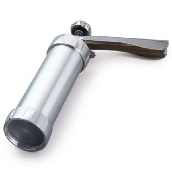 Press Biscuit Cookie Making Machine Cake Maker 20 Moulds 4 Nozzles / Kitchen Cooking Tools Silver Other Baking Accessories