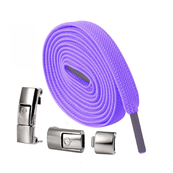 Press Lock Elastic Shoelaces Widened Flat No Tie Laces For Kids And Adult Shoes Shoe Laces