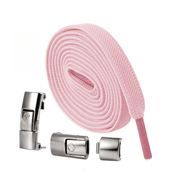 Press Lock Elastic Shoelaces Widened Flat No Tie Laces For Kids And Adult Shoes Shoe Laces