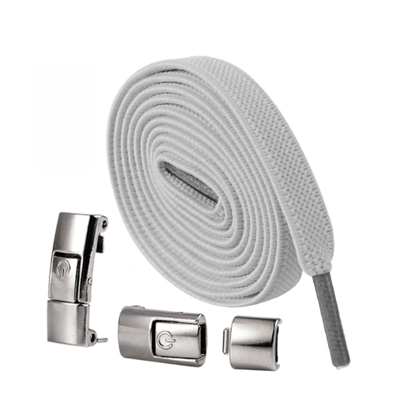 Press Lock Elastic Shoelaces Widened Flat No Tie Laces For Kids And Adult Shoes Shoe Laces