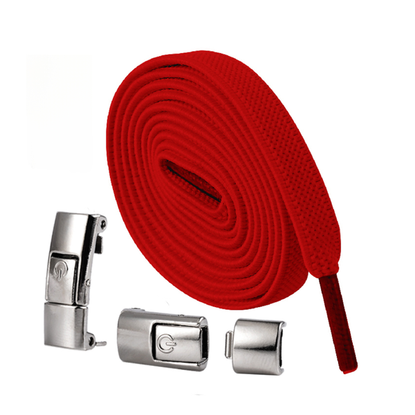 Press Lock Elastic Shoelaces Widened Flat No Tie Laces For Kids And Adult Shoes Shoe Laces