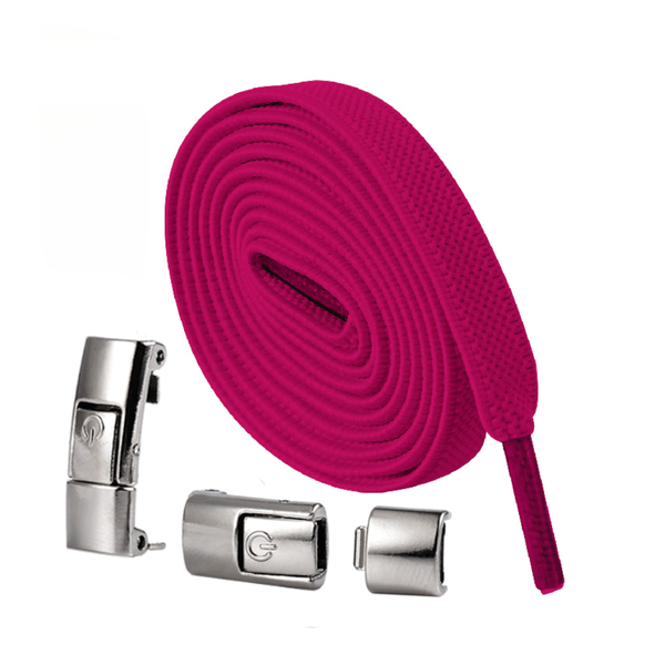 Press Lock Elastic Shoelaces Widened Flat No Tie Laces For Kids And Adult Shoes Shoe Laces