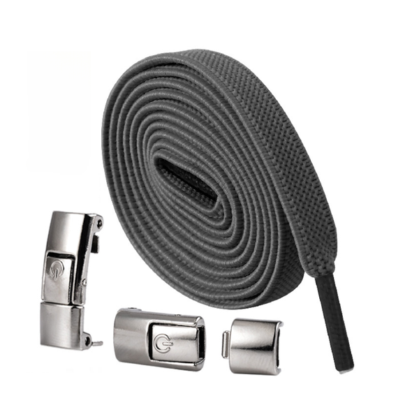 Press Lock Elastic Shoelaces Widened Flat No Tie Laces For Kids And Adult Shoes Shoe Laces