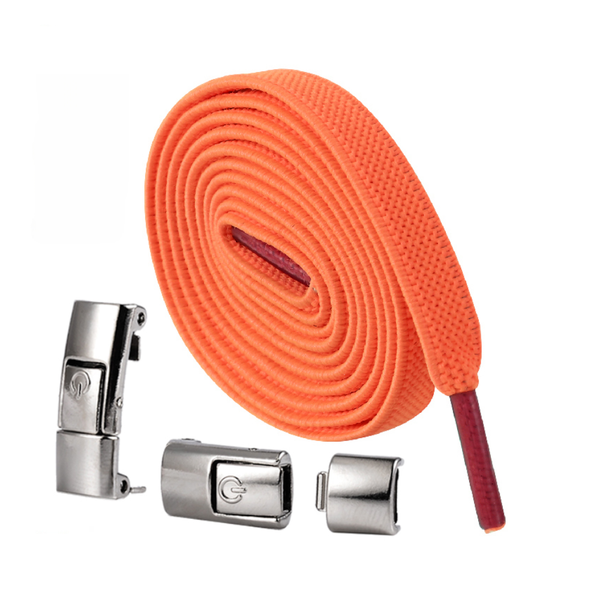 Press Lock Elastic Shoelaces Widened Flat No Tie Laces For Kids And Adult Shoes Shoe Laces