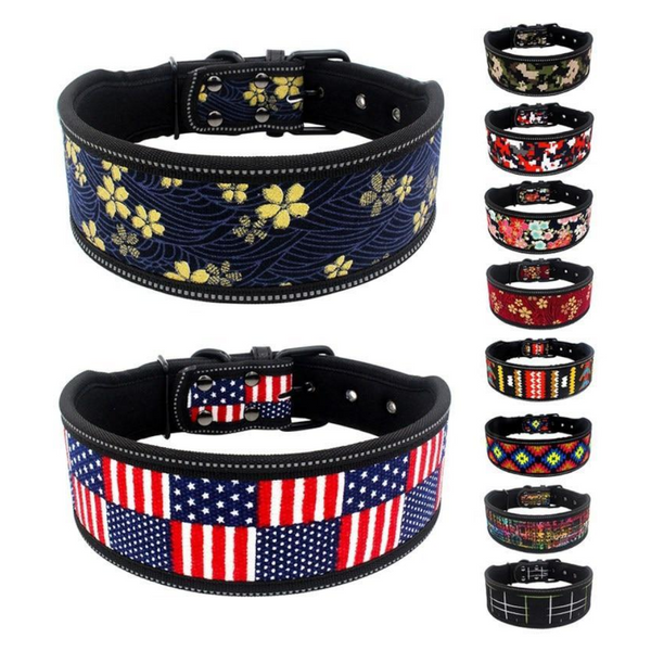 Printed Stylish Dog Collars