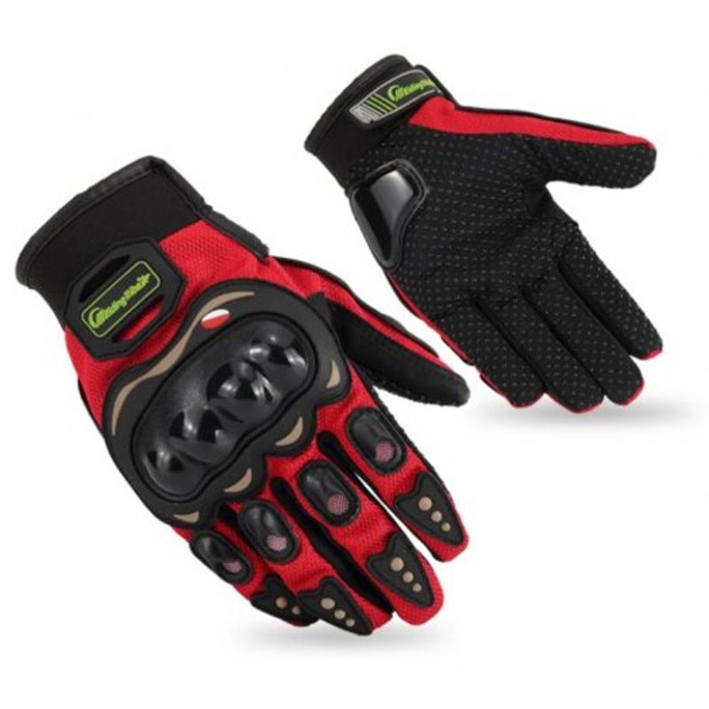 01G Motorcycle Off Road Racing Anti Skid Red Xxl Gloves
