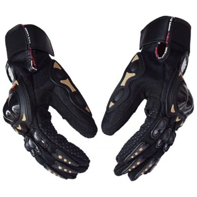 1Pair Breathable Outdoor Riding Motorcycle Climbing Training Mittens Black Gloves