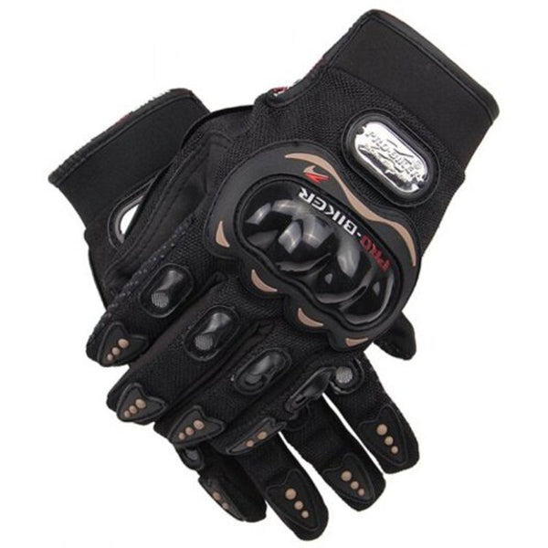 1Pair Breathable Outdoor Riding Motorcycle Climbing Training Mittens Black Gloves